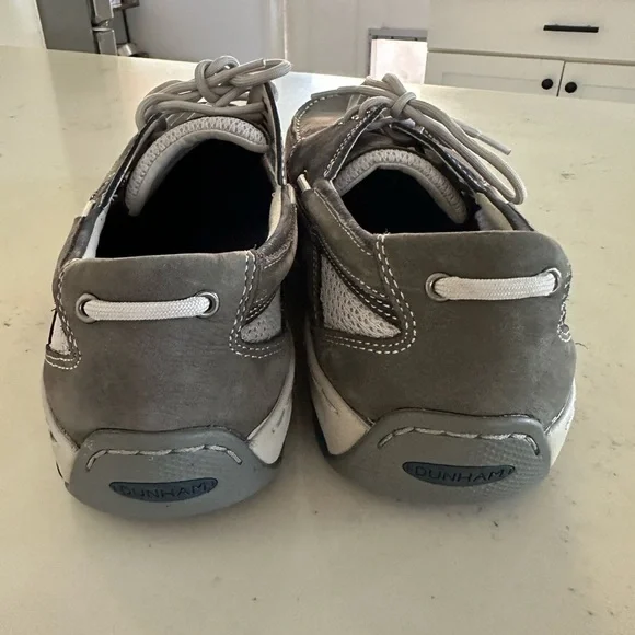 Dunham Charcoal Leather Men's Shoes size 10 - Picture 5 of 8